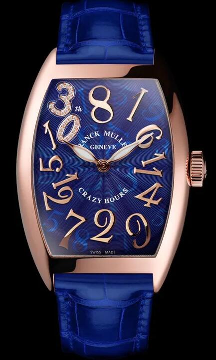Replica Watch Franck Muller Crazy Hours 30th Anniversary 8880 CH 30TH CD Blue Gold